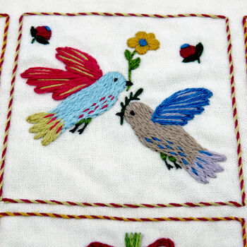 Twelve Days Of Christmas Festive Embroidery Kit, 8 of 12
