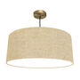 100% Linen Lampshade White Lining, thumbnail 1 of 12