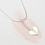 'Love Grows' Sterling Silver Heart Necklace, thumbnail 1 of 5