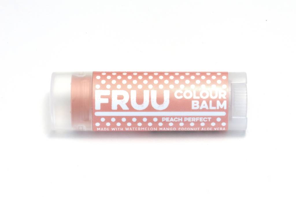 Peach Perfect Tinted Lip Balm Vegan And Organic, 1 of 3