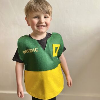 Personalised Role Play Medic Ambulance Worker Costume, 2 of 10