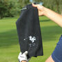 Personalised Golf Swing Towel Accessories Gift For Him, thumbnail 1 of 4