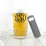 Monogrammed Glass Tankard, thumbnail 2 of 6