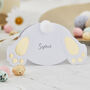 Bunny Pom Pom Bum Easter Name Place Cards, thumbnail 1 of 3