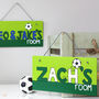 Personalised Football Team Canvas Sign, thumbnail 1 of 11