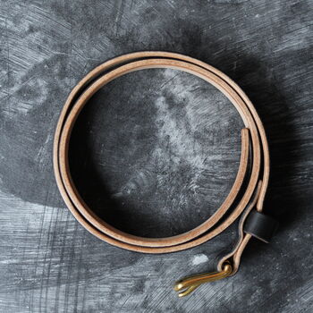 Personalised Black Leather Belt, 5 of 8
