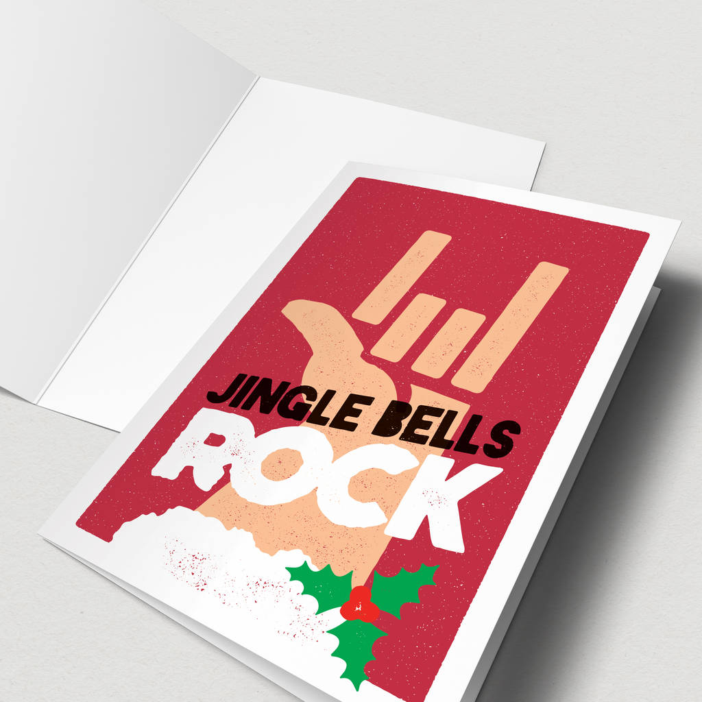 Jingle Bells Rock Funny Christmas Card