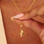 18ct Gold Running Trainer Charm Necklace, thumbnail 1 of 7