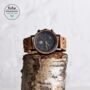 The Cedar: Handmade Recycled Natural Wood Wristwatch, thumbnail 1 of 8