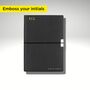 Personalised Hugo Boss Notebook – Plain Black A5, thumbnail 1 of 6