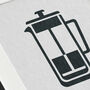French Press Coffee Brewer Print, thumbnail 2 of 4
