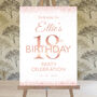 18th Birthday Rose Gold Welcome Sign, thumbnail 3 of 6