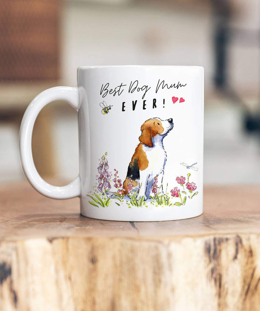 Best Dog Mum Beagle Ceramic Mug By The Image Industry