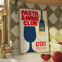 Pasta And Wine Poster, thumbnail 1 of 9