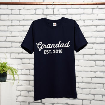 Personalised Grandad And Child T Shirt Set, 3 of 11