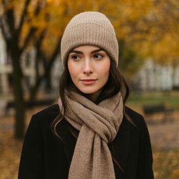 Gift Boxed Wool Blend Scarf And Hat Set, 3 of 7