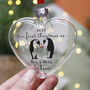 Penguin First Married Christmas Bauble, thumbnail 6 of 9