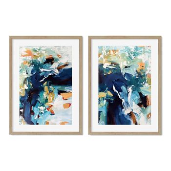 Abstract Wall Art Print Set From Original Painting, 9 of 12