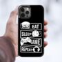 Eat Sleep Gamer iPhone Case, thumbnail 2 of 4