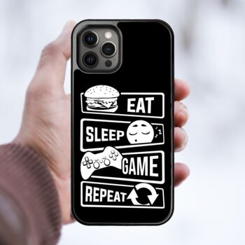 Eat Sleep Gamer iPhone Case, 2 of 4