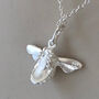 Sterling Silver Bee Necklace, thumbnail 8 of 9