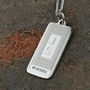 Personalised Silver Dog Tags By David Louis, thumbnail 2 of 7