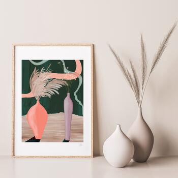 Abstract Vase Art Print, 3 of 8