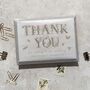 Personalised Cottage Garden Letters Wedding Thank You Cards, thumbnail 6 of 7