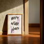 Wine Art Print Poster Wine Lover Gift, thumbnail 2 of 6