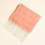 Pastel Orange Winter Scarf, thumbnail 1 of 4