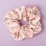 Pusheen The Cat Pink Strawberry Milk Carton Hair Scrunchie, thumbnail 4 of 6