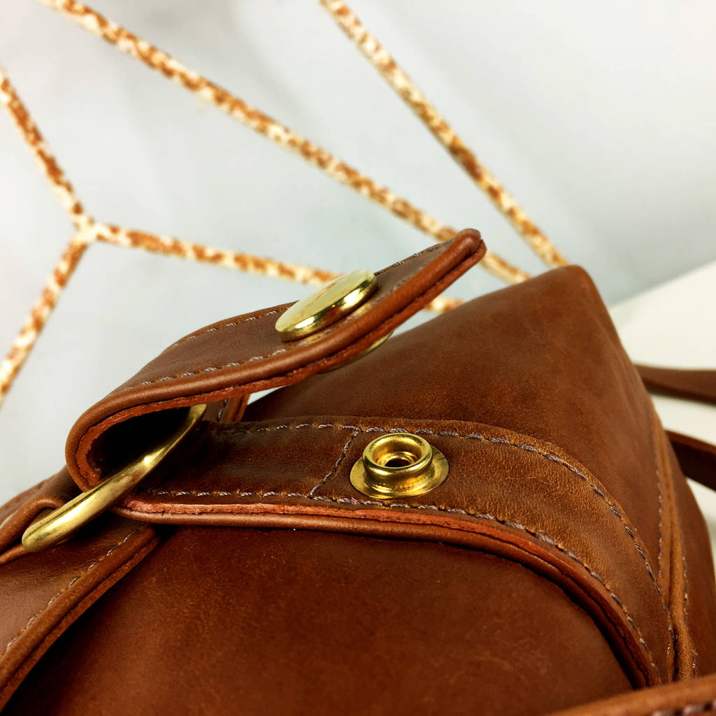 caramel tan merritt messenger bag by freeload leather accessories ...