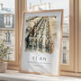 China Travel Print Illustration Of The Terracotta Warriors In Xi’an, thumbnail 2 of 7