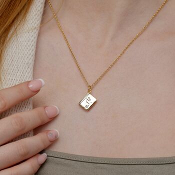 Story Book Necklace, Sterling Silver Or Gold Plated, 3 of 12