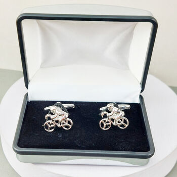 Cyclist Cufflinks, 3 of 5