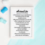 Hashtag Friend Life Print Quotes About Friends, thumbnail 1 of 2