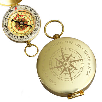 Personalised Travel Compass Gift For Travellers, 6 of 7
