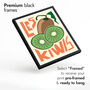 Kiwis Print, Food Illustration Art, thumbnail 4 of 6