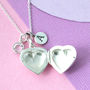 Personalised Silver Heart Locket Necklace, thumbnail 7 of 11