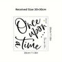 “Once Upon A Time…” Wall Quote, Pine/ Vinyl Options, thumbnail 10 of 10