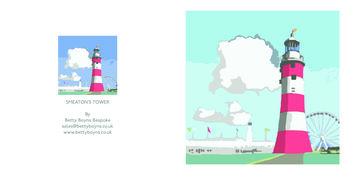 Smeaton's Tower Plymouth Greeting Card, 3 of 3