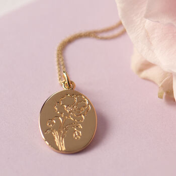 Poppy Personalised Engraved Necklace, 2 of 12