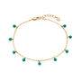 December Turquoise Birthstone Anklet, thumbnail 2 of 7