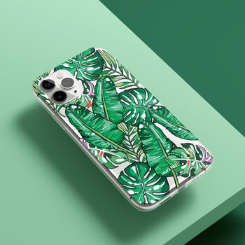 Tropical Summer Leaf Phone Case For iPhone, 3 of 11