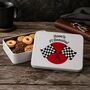 Personalised Formula One Snack Tin, thumbnail 1 of 2