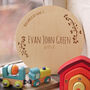 Personalised Baby Name Plaque For Birthdays, thumbnail 1 of 5