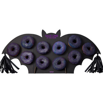 Bat Shaped Halloween Donut Wall Cake Alternative, 2 of 3