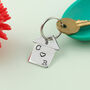 Personalised Housewarming Gift Couples New Home Keyring, thumbnail 2 of 8