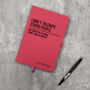 Personalised A5 I Don't Tolerate Stupid People Notebook, thumbnail 4 of 9