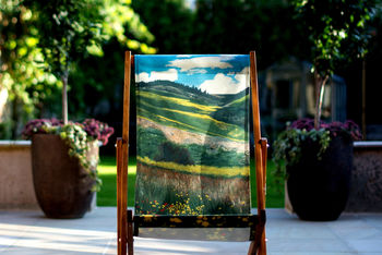 Hammond Landscape Painting Art Print Deckchair Santa Fe, 3 of 12